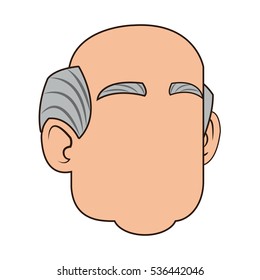 Isolated man cartoon design
