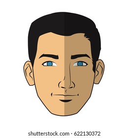 Isolated man cartoon design