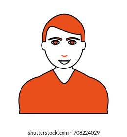 Isolated man cartoon design