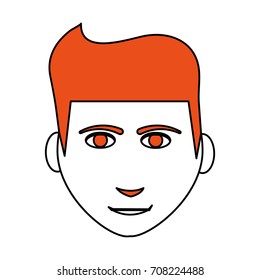 Isolated man cartoon design