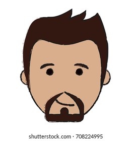 Isolated man cartoon design