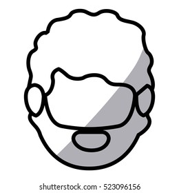 Isolated man design