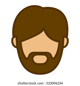 Isolated man design
