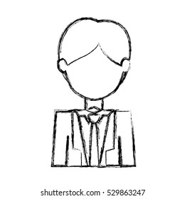 Isolated man design
