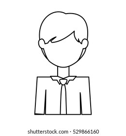 Isolated man design