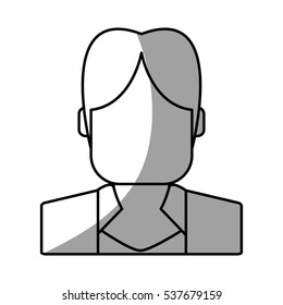 Isolated man design