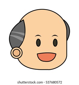 Isolated man design