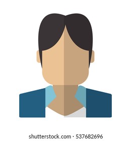 Isolated man design