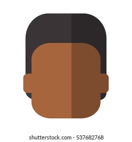 Isolated man design