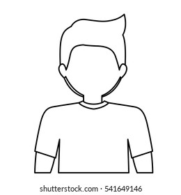 Isolated man design