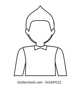 Isolated man design