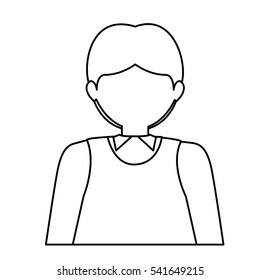 Isolated man design