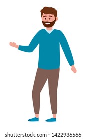 Isolated man design vector illustration
