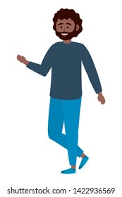 Isolated man design vector illustration