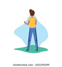 Isolated man design vector ilustration