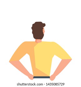 Isolated man design vector ilustration