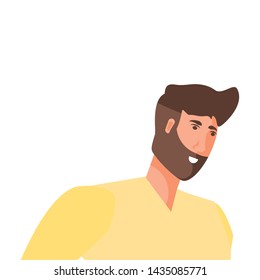 Isolated man design vector ilustration