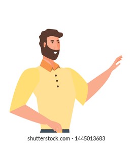 Isolated man design vector ilustration