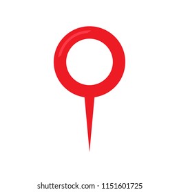 Isolated map entry icon