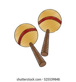 Isolated maraca instrument design