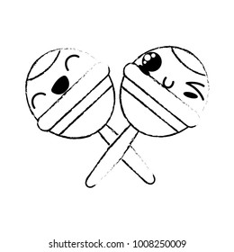 Isolated maracas design