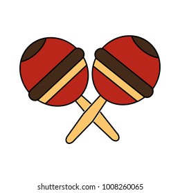 Isolated maracas design