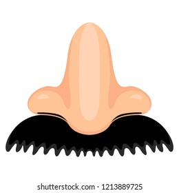 Isolated mardi gras mask. Vector illustration design