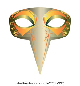 Isolated mardi gras theater mask icon - Vector