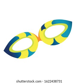 Isolated mardi gras theater mask icon - Vector