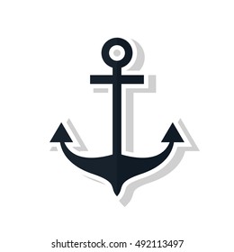 Isolated marine anchor design