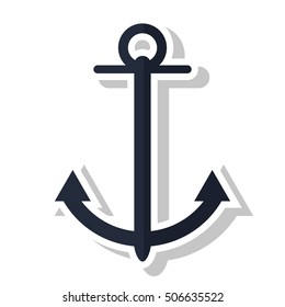 Isolated marine anchor design