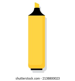 Isolated marker supplies school vector illustration