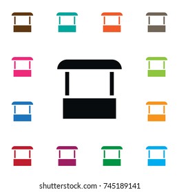 Isolated Market Icon. Shop Vector Element Can Be Used For Market, Shop, Boutique Design Concept.