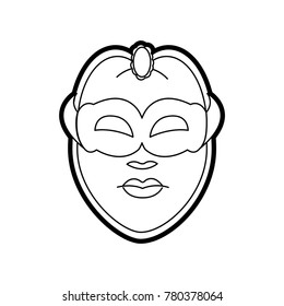 Isolated mask design