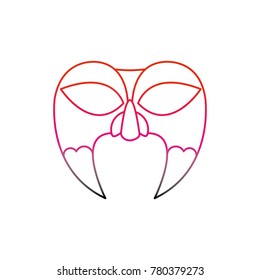 Isolated mask design