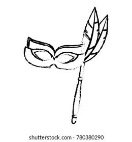 Isolated mask design