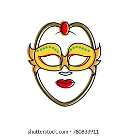 Isolated mask design