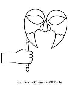 Isolated mask design