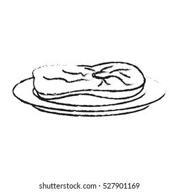Isolated meat design