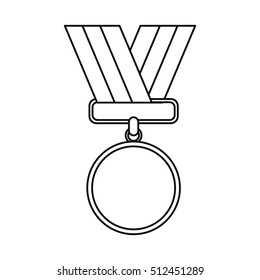 Isolated medal design