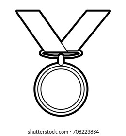 Isolated medal design