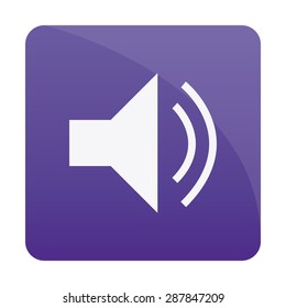Isolated media button on a white background. Vector illustration