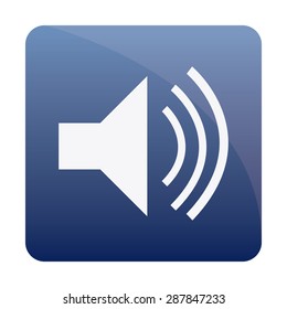 Isolated media button on a white background. Vector illustration