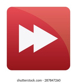 Isolated media button on a white background. Vector illustration