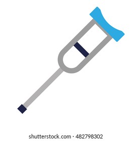Isolated medical icon syringe on a white background. Vector Illustration