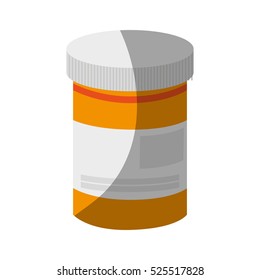 Isolated medicine jar design