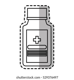 Isolated medicine jar design