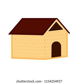 Isolated medieval building