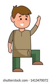 Isolated medieval knight design vector illustration