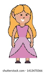 Isolated medieval princess design vector illustration